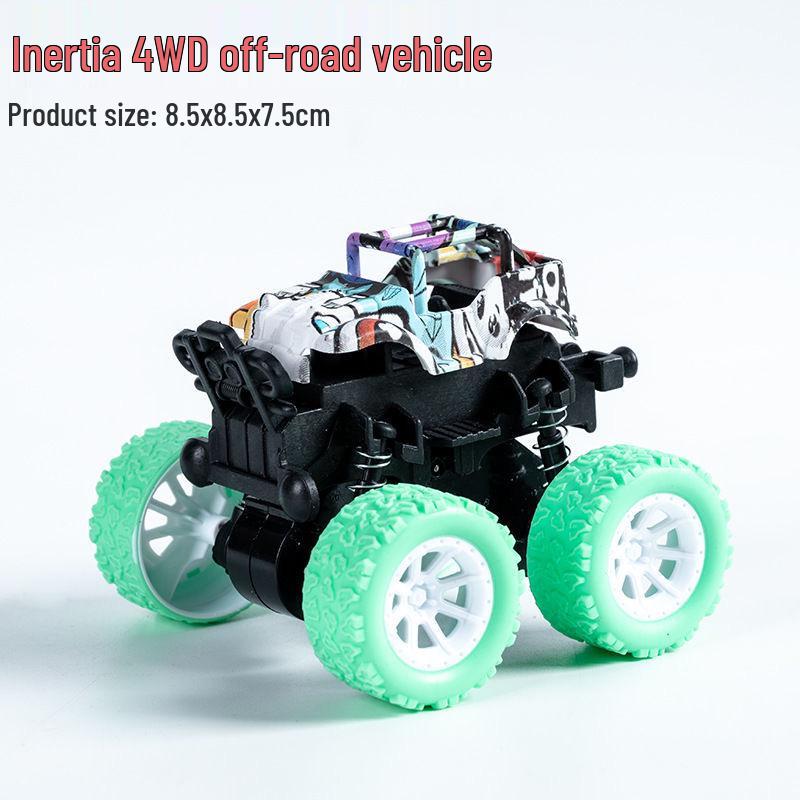 Popular Kids' 4WD Inertia Stunt Car - Drift & Rollover Capabilities