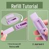 Advanced Non-Toxic Eraser: Push-Pull Design, Replaceable Core, Clean, Traceless, Low Debris & Multifunctional