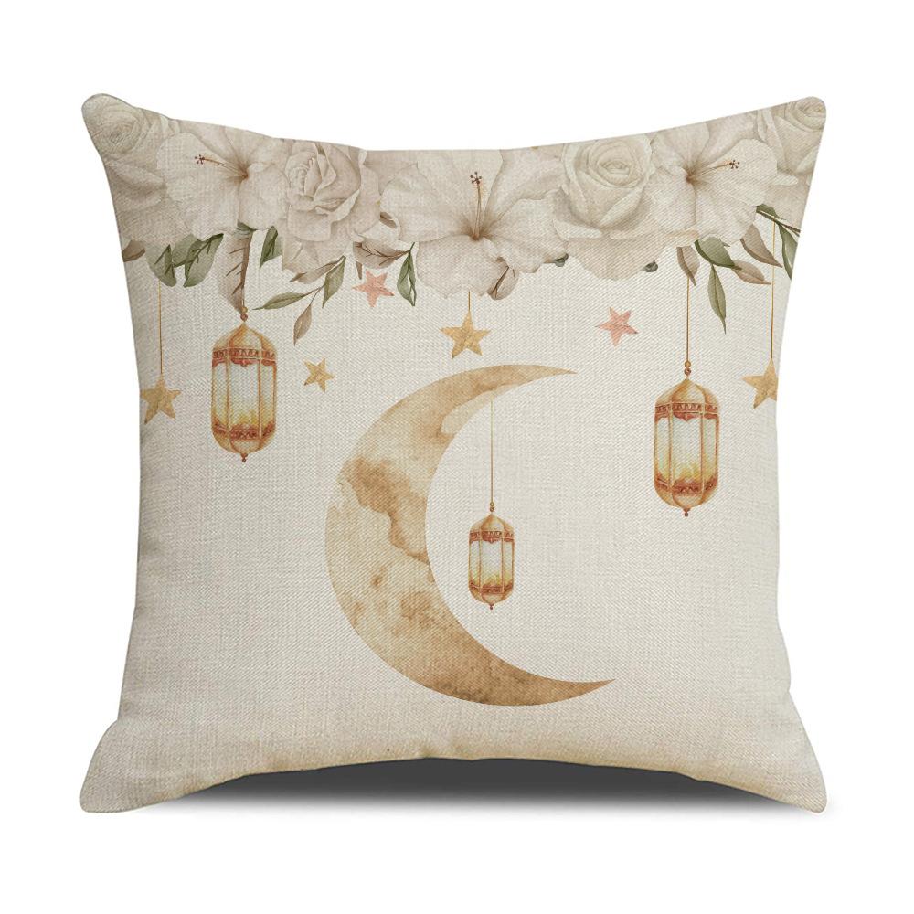 

Подушка с принтом масляной лампы новолуния, праздничное украшение, домашняя подушка, дышащая диванная подушка 45 * 45Cm (excluding pillow core)