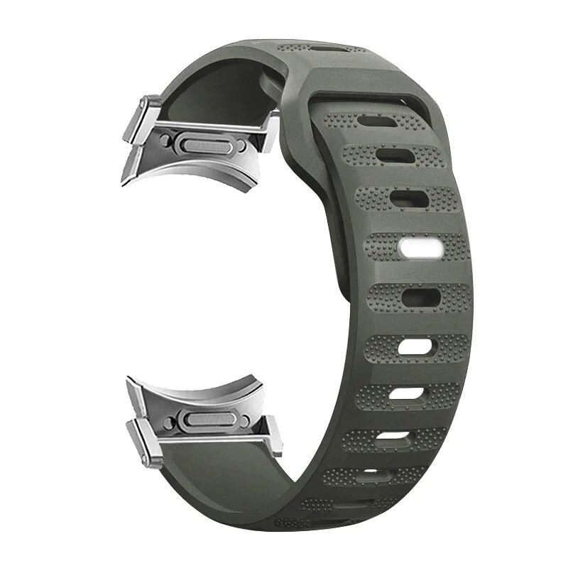 Silicone Strap for Samsung Galaxy Watch 6 5 4 40mm 44mm 5Pro 45mm No Gaps Band For Galaxy Watch 6 Classic 43 47mm 42 46mm Correa