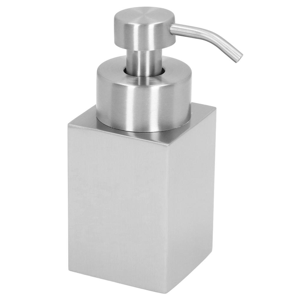 Foaming Soap Dispenser Stainless Steel Shower Gel Shampoo Dispenser with PP Pump Head for Bathroom Kitchen Laundry Room