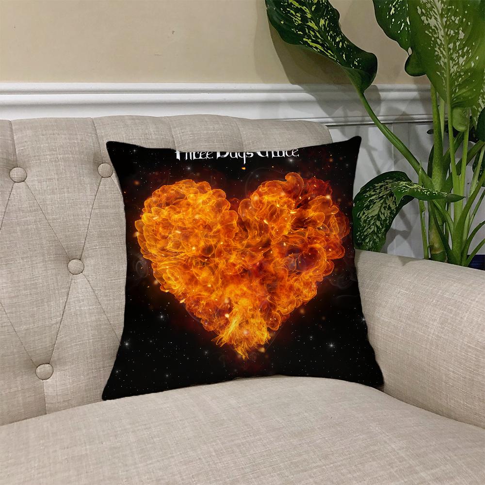 Band T-Three Days G-Grace Cushion Cover Square Sofa Cushion Cover Casual Skin-Friendly Comfortable Pillow Cover