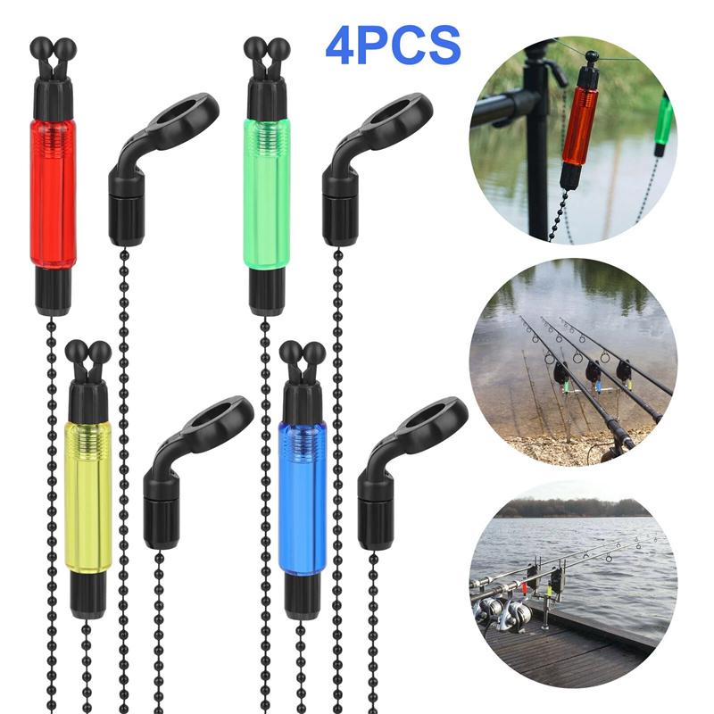 4Pcs Durable Component Angling Supplies Fishing Accessories Indicators Fishing Pliers Bite Alarm Soft Chain