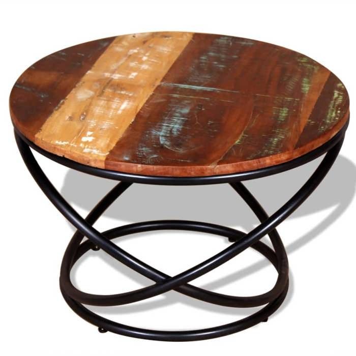 VidaXL Coffee Table Solid Reclaimed Wood 60 X 60 X 40 Cm