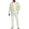Nike Cardigan de Malha Sólido Abotoamento Simples Manga Longa Masculino Tops Verde-Claro FB5465-343