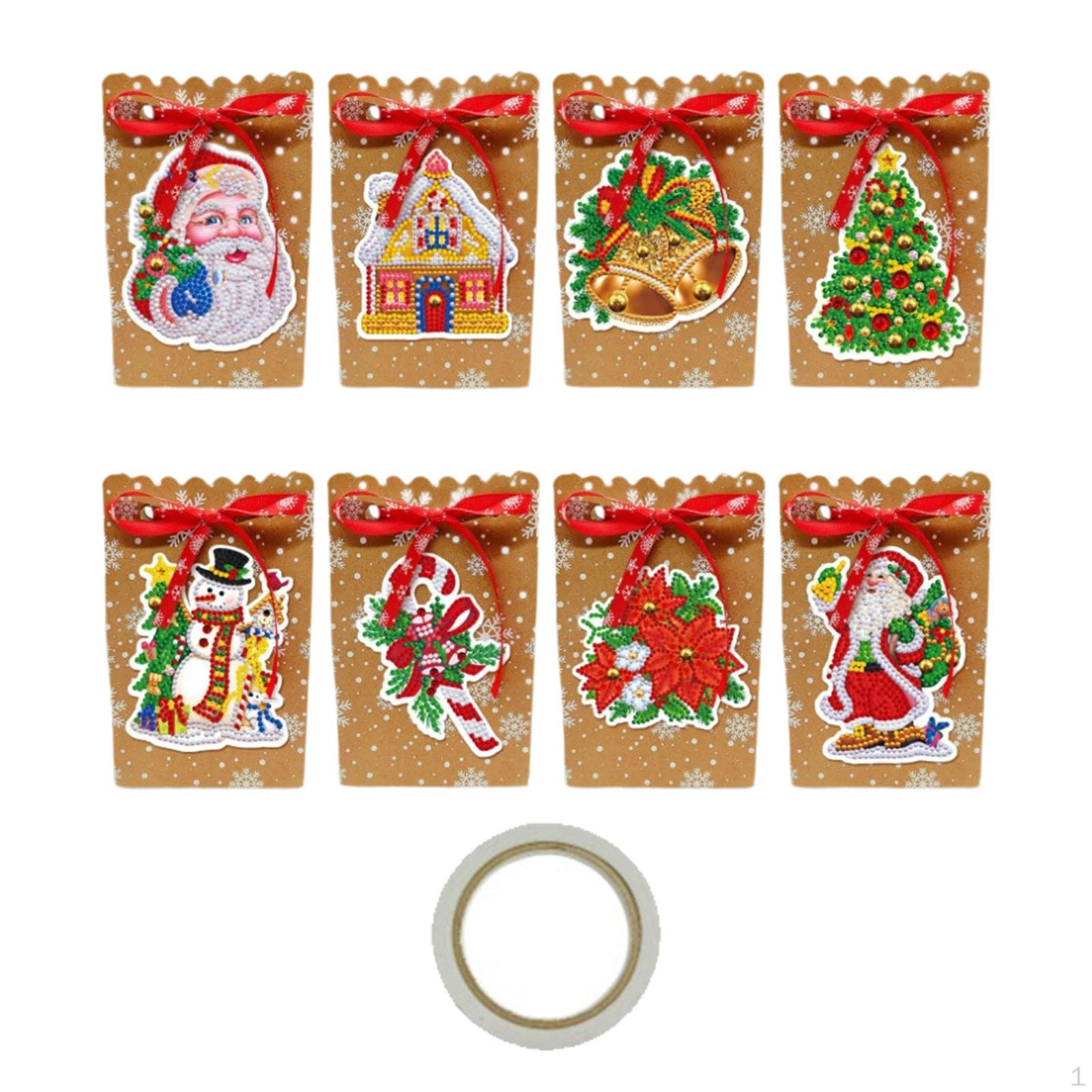 

Holiday Gift Bags Kraft Paper Treat Sacks for Cookies And Goodies Style A