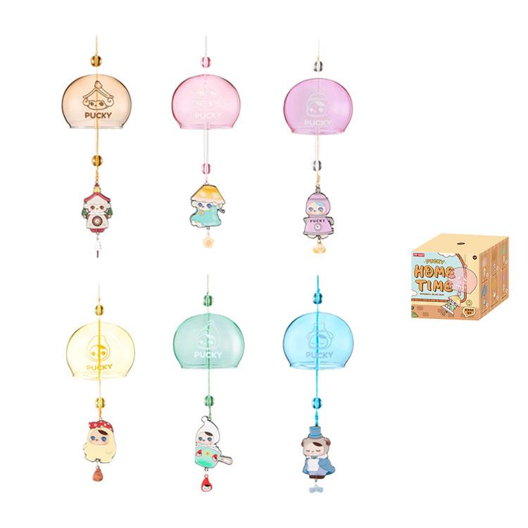 New POP MART Pucky Elf Home Time Collection, Bellflower Charm Mystery Boxes Single Mystery Box/Full Box 6 Pcs PPMT-2401-0046