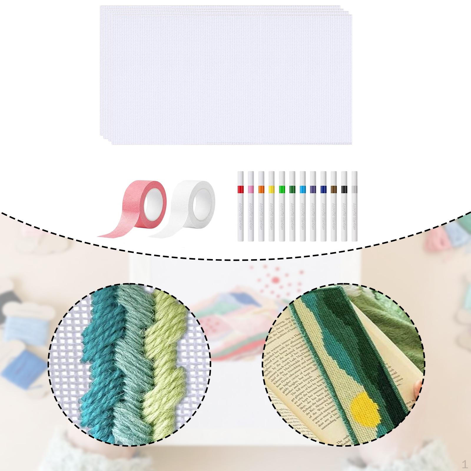 

Cross Stitching Fabrics Eye Mesh Sheet Home Decoration DIY Craft Comfortable Needlework Knit Crochet