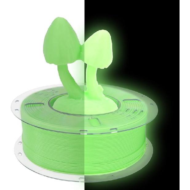 VOXELAB Luminous HS PLA Filament 1.75mm +/- 0.02mm, Luminous Rapid PLA 3D Printer Filament, Max 500mm/s High Speed Printing, Glow in The Dark