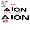 For GAC AION V 2025 2026 3D ABS Sticker Car Emblem Badge Decals Black Badge Logo Emblem Cover Car-Styling Accessories