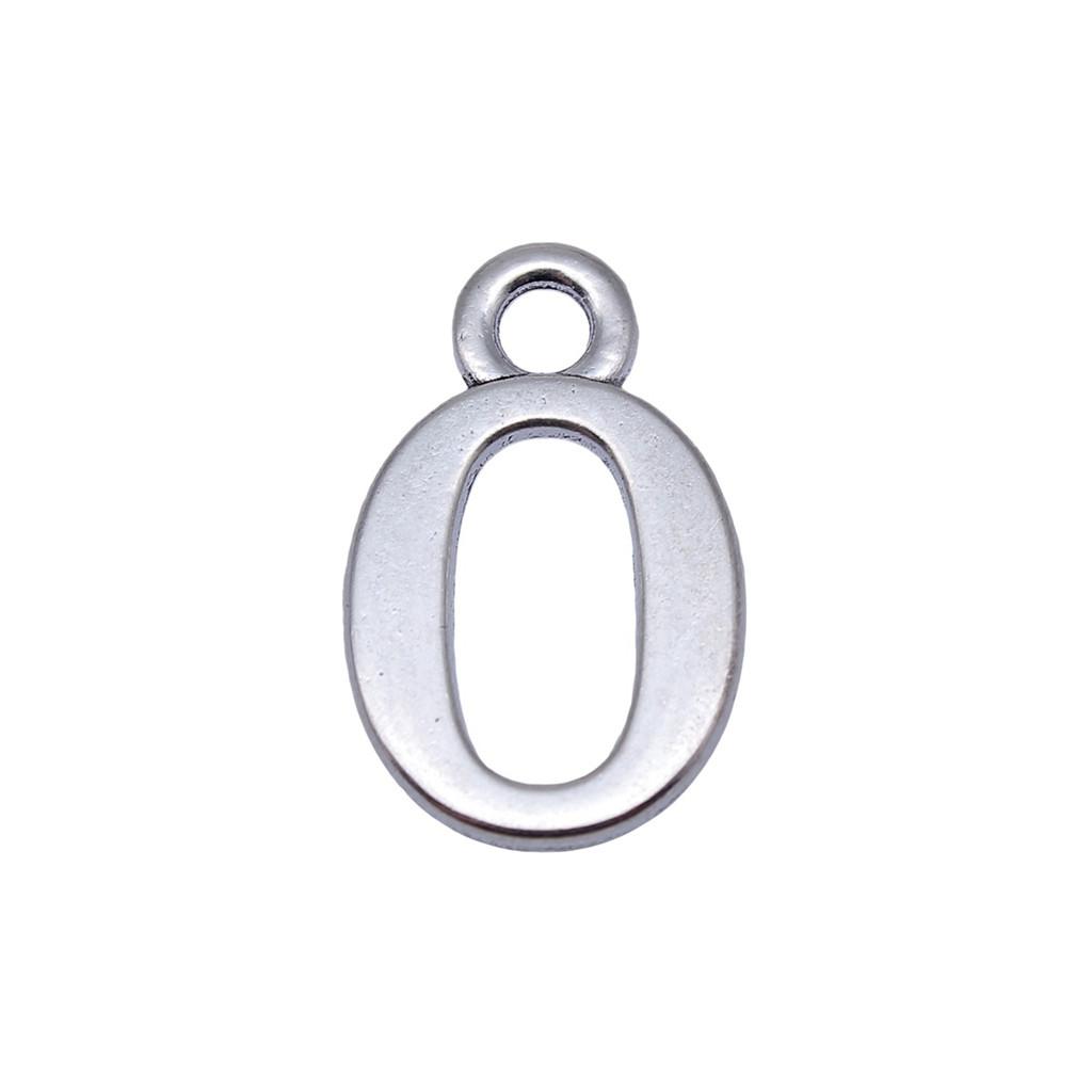 Number Tags Charms Alloy Pendants For Birthday Party Jewelry Making Accessories