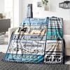 14Th Birthday Celebration Multi-purpose Blanket Comfortable Ure Versatile Picnics Four Seasons Universal Warmthful Decor and Friends Y8
