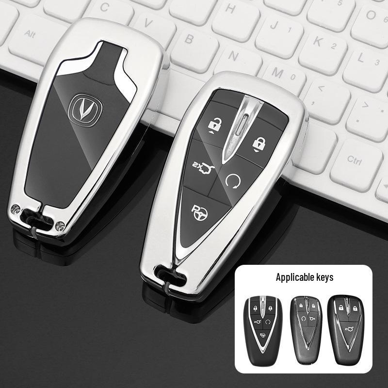 Changan CS85 Coupe Key Case for Older Models: CS35 Plus & CS95 - Unisex Full-Cover Shell with Buckle