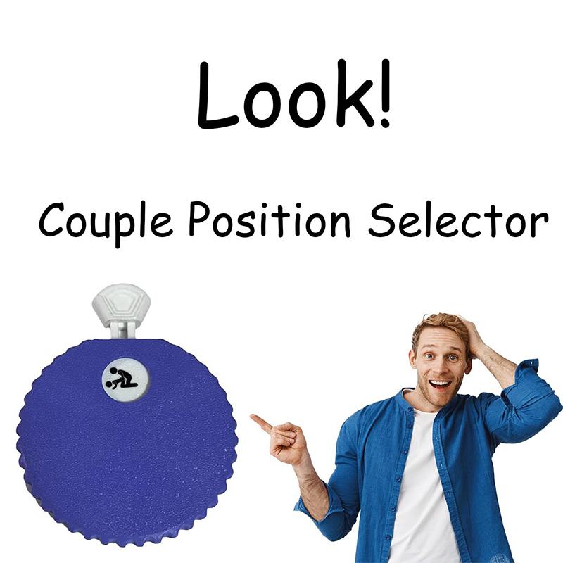 Creative Fun Challenging Couples Roulette Toys Date Night Gift 3D Printed Couple Position Selector Party Game Ornaments