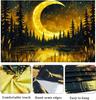Galaxy Moon Tapestry Fantasy Forest Tapestries Tree of Life Wall Decor Psychedelic Starry Sky Tapestry Wall Hanging for Bedroom