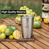 350/500/600ml Outdoor Portable Titanium Cup Camping Hiking Lightweight Reusable Safe Smooth Travel Drinkware