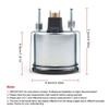 52mm Direct Sensing Mechanical Oil Pressure Meter With Two Measurement Scales And Bar For Vehicle Monitoring