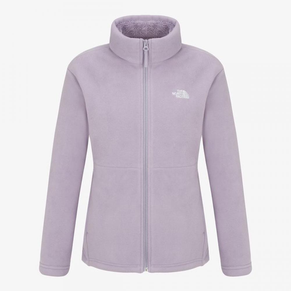 The North Face Women S Furry Fleece Jacket Nj4fr80c GRAYISH LILAC/085