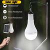 LED Hanging Solar Light IP68 Waterproof USB Charged Emergency Sunlight Powered Lamp Outdoor Camping Tent Lights Emergency Ligh