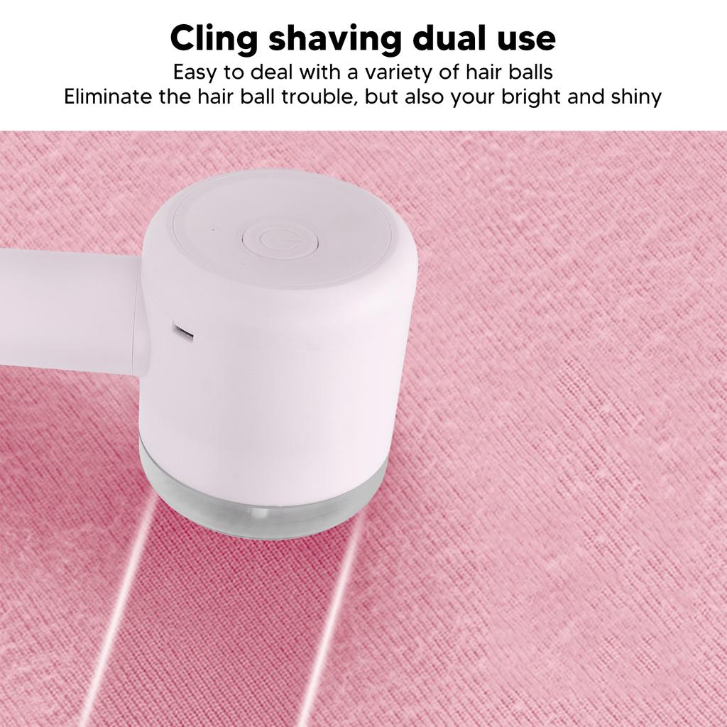 Electric USB Charging Portable 2 In 1 Fabric Fuzz Remover Lint Trimmer for Household