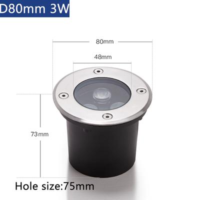 Lumină de grădină LED impermeabilă IP67 Subteran 3W 5W 6W 9W 12W Spot încastrat exterior pe podea Iluminat exterior pe punte 220V110V24V