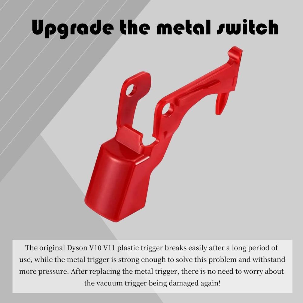 Upgrade Trigger Switch Compatible Dyson V10 V11 SV12 SV14 Vacuum Cleaner Repair Accessories, Power Switch Button Replaceme