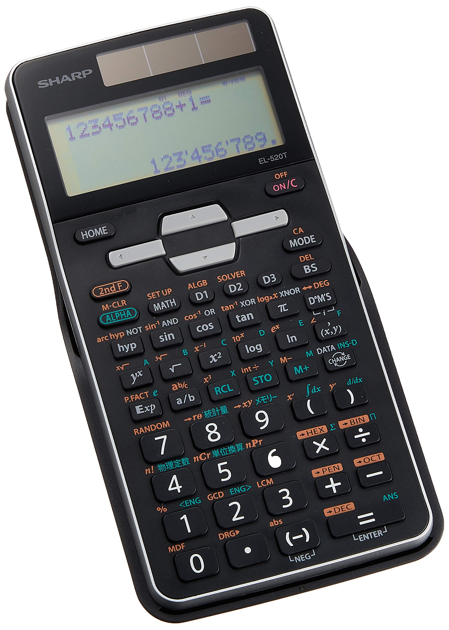 

Науковий калькулятор Sharp Pythagoras Advanced Model EL-520T-X чорний