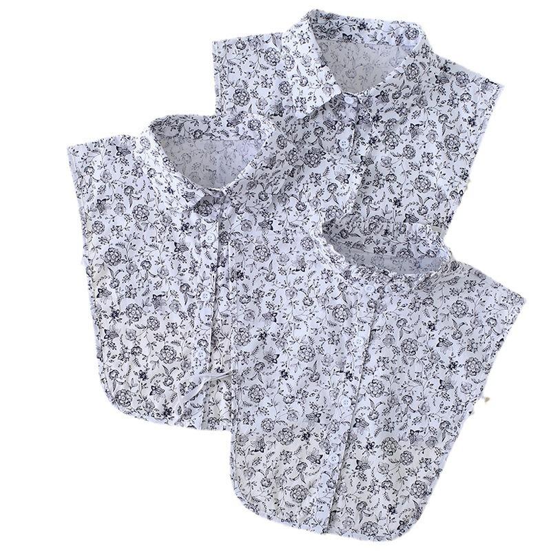Women'S Fake Collar Versatile Fake Collar Floral Shirt Collar Shirt Collar Fake Collar Decorative Accessories Collar
