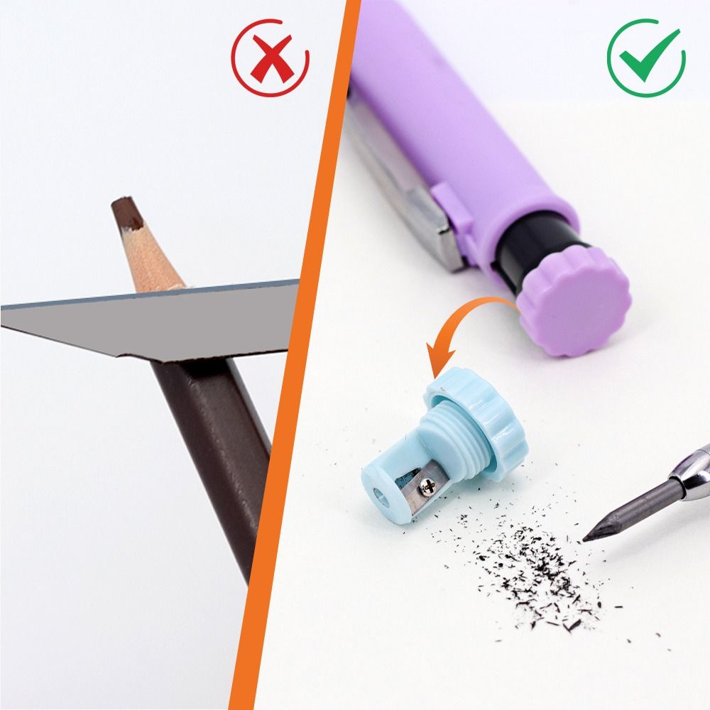 Deep Hole Carpenter Pencil 2.8mm Woodworking Pencil Wood Marking Pencil  DIY Woodworking Tools
