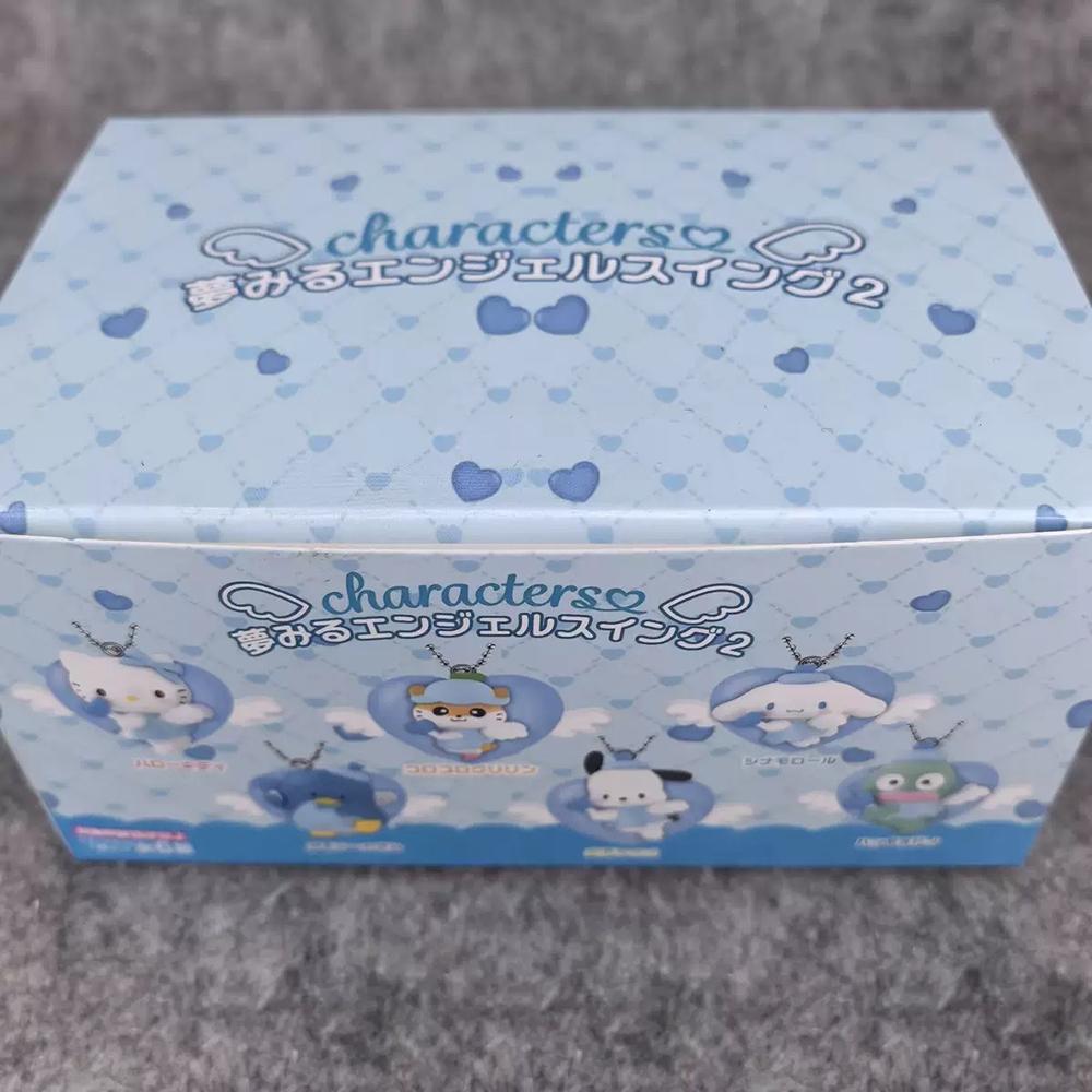 

Sanrio 3Cm Hello Kitty Keychain Figure Cinnamoroll Pochacco Cartoon Anime Kawaii Cake Christmas Gifts Toy For Children