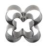 Grain Leather Cutting Die, 2 Pieces Grain Leather Die 4 Leaves Flower Shape Leather Cord Punching Die Alloy Steel for Layers, Wood Chisels