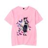 New Kochou Shinobu Printed T-shirts for Women Summer Tee Shirts Hot Anime Casual Short Sleeve Round Neck Tops T-shirts