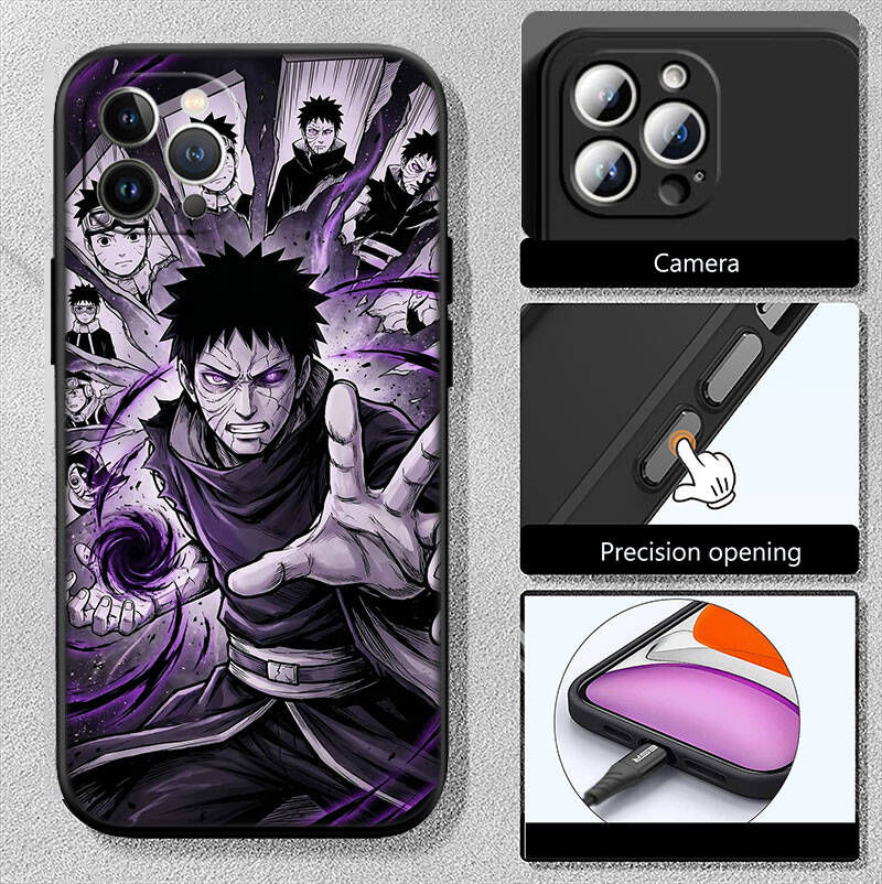 MH151 Uchiha Obito Phone Shell Case for iPhone 7 8 11 12 13 14 15 16 17 16E XS Pro Max XR X SE Air