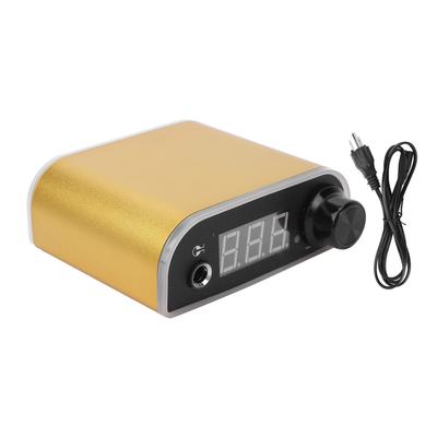 Professionelles Tattoo-Netzteil, LCD-Display, Stromquelle für Tattoomaschinen, Gold