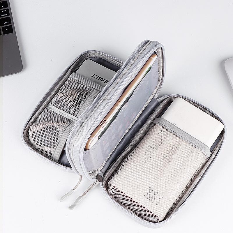Portable Digital Accessory Storage Bag New With Multiple Layers For Organizing Electronics