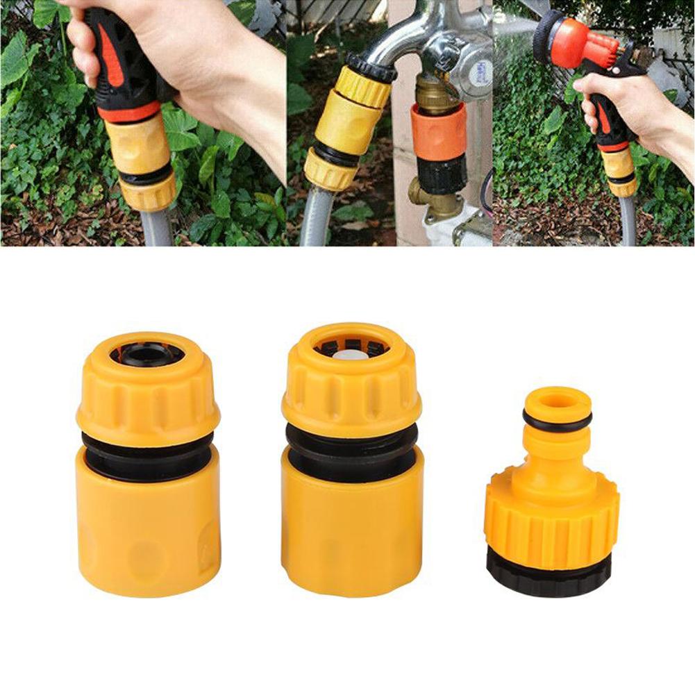 Set Hose Pipe Tab Connectors Water Hose Tap Connector ABS Plastic Accessories Conection Brand New High Quality