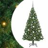 Artificial Christmas Tree with 300 LEDs and Stand Green 180 Cm