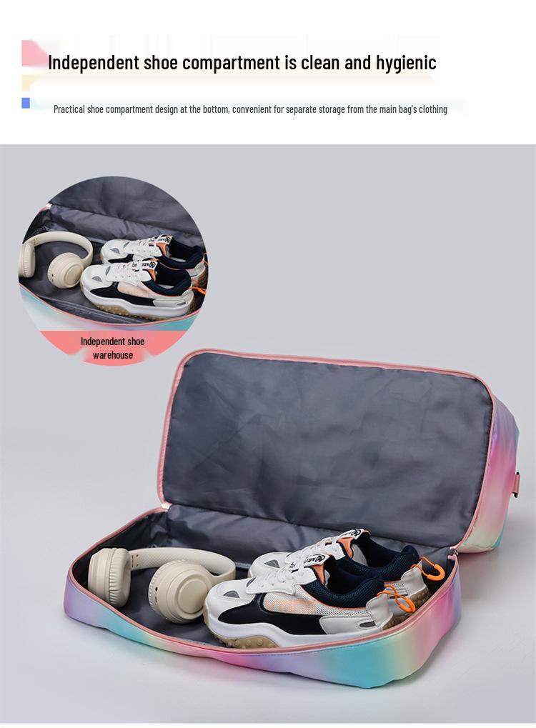 Glossy Women's Fitness Sports Bag - 2026 Yoga Crossbody & Handheld Travel Bag, Stylish & Simple Design
