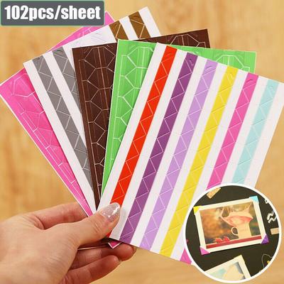 10 Sheets New Handmade Vintage Album Scrapbooking Picture Frame Stickers Photo Corner Protectors