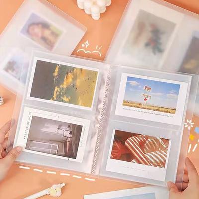 Creative Collect Book Photo Album 80/160 Slots Transparent Picture Card Holder PVC 3/4/5/6 Inch Photocard Holder Idol Star