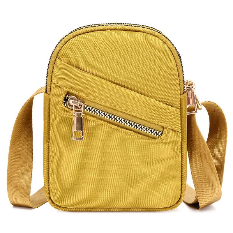 New Large-capacity Mobile Phone Bag Shoulder Bag Messenger Bag Fashionable and Simple Casual Nylon Bag Women