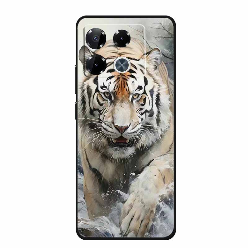 For Infinix Note 40 Pro Case Note40 Pro Plus Phone Cover Black Silicone Soft Case For Infinix Note 40 Pro Plus Back Cover Case
