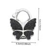 Portable Butterfly- Bowknot Table Bag Hook  Multifunction Folding Ladies Bag Buckle Handbag Hook For Bag Hanging
