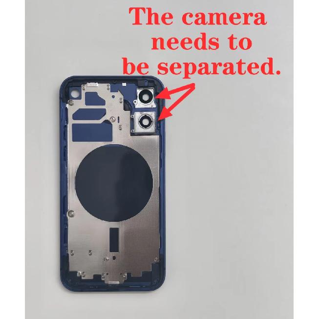 Housing For iPhone 12 To 17 PRO Battery Midframe Replacement 12 Like 17 Pro Back Cover Frame 12 To 17 PRO Housing Chassis