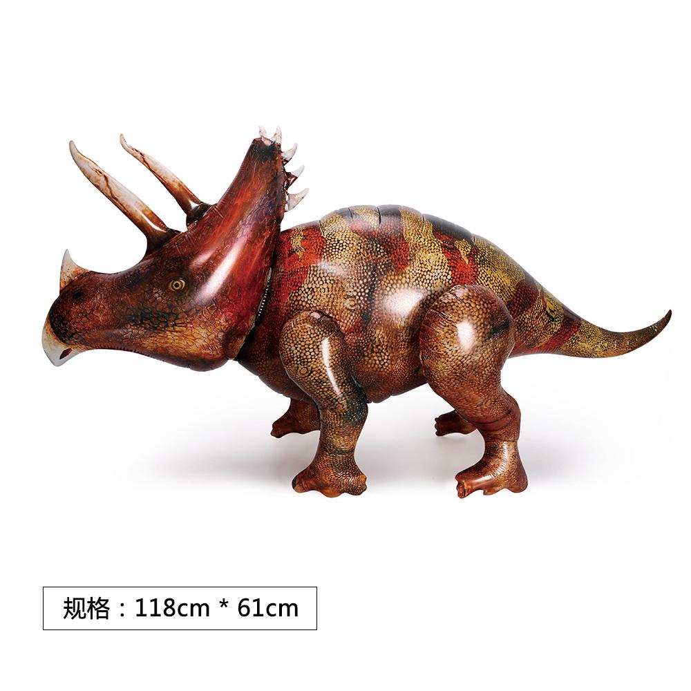 

3D Large Dinosaur Mylar Helium Balloons for Kids Birthday Party Decorations Boys Jungle Dino Theme Baby Shower Decor Supplies As Picture