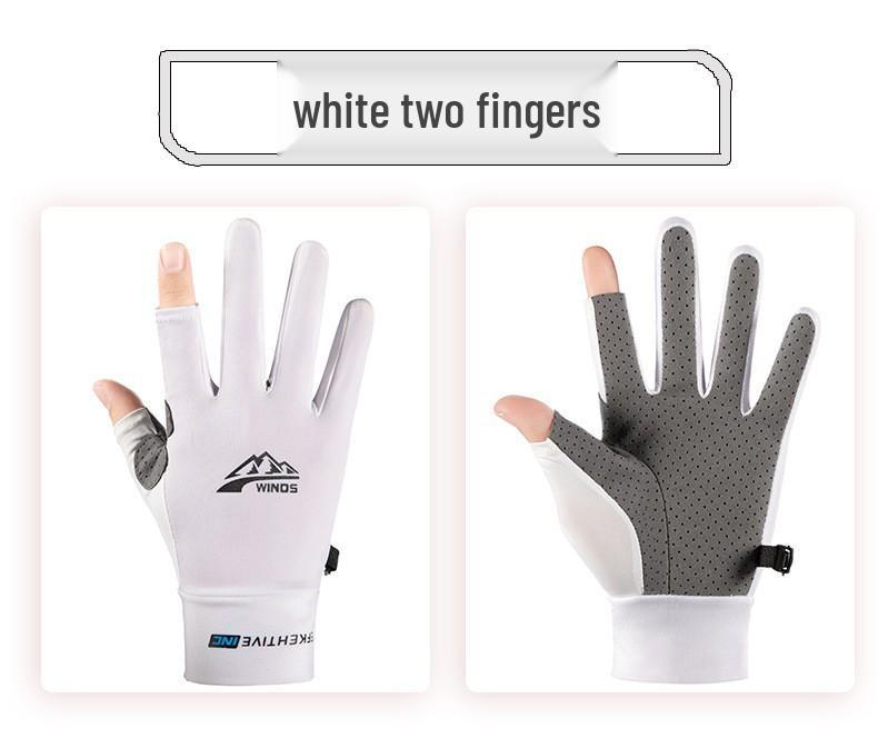 Unisex Full & Half Finger Cycling Gloves - Non-slip, Wear-resistant, Ice-cool for Outdoor Sports.