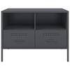 Vidaxl Szafki Rtv, 2 Szt., Antracytowe, 68X39X50,5 Cm, Stalowe