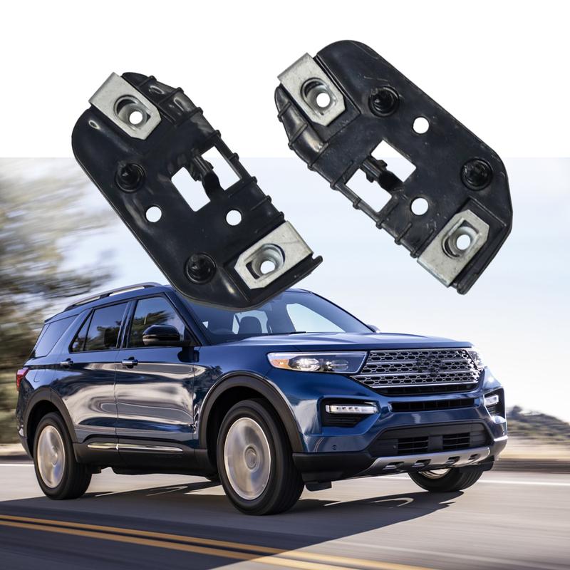 For Ford Explorer  Pair Left Right Front Bumper Bracket Beam Mount Support LB5B-17D959-A LB5B-17D958-A