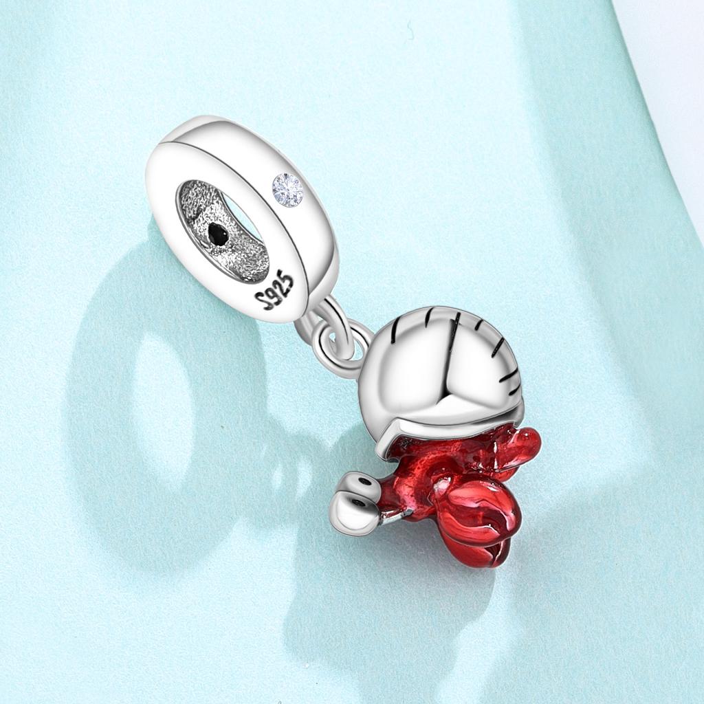 Copper Hermit Crab Marine Organism Beads Fit Bracelets Decoration Birthday Party Gifts Jewelry Bracelet Accessory