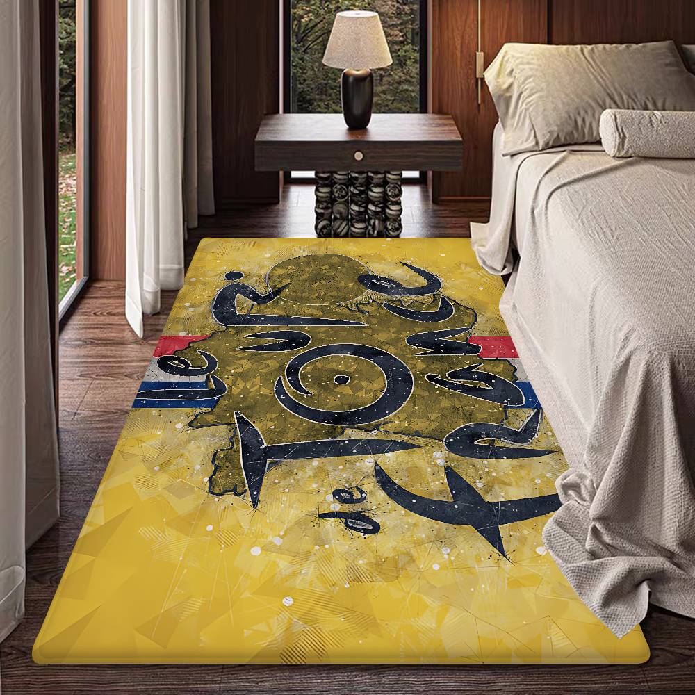 T-Tour De France Room Mats Retro Multiple Choice Living Room Kitchen Rug Non-Slip Welcome Rug